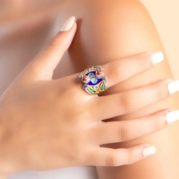 Legacy Tin Hinan Silver Ring - Jouhra