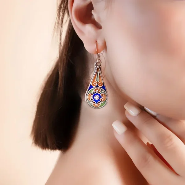 The Spring Rain Dihya Silver Earrings – Jouhra