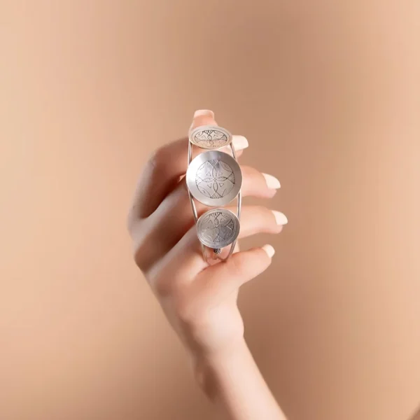 Harmony Tazoughert Silver Bracelet - Jouhra