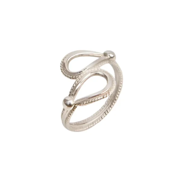 Serenity Tazoughert Silver Ring - Jouhra