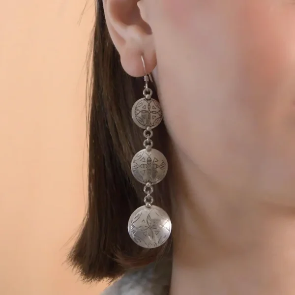The Harmony Tazoughert Silver Earrings – Jouhra