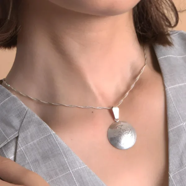Harmony Tazoughert Silver Necklace - Jouhra