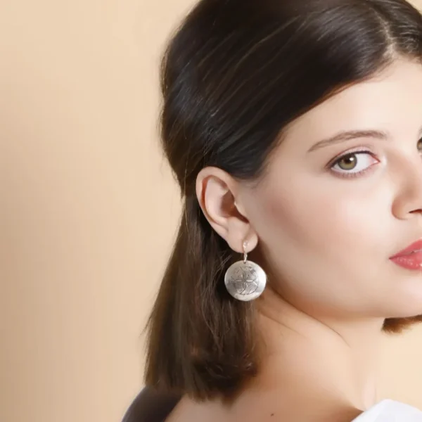 The Harmony Tazoughert Silver Earrings – Jouhra