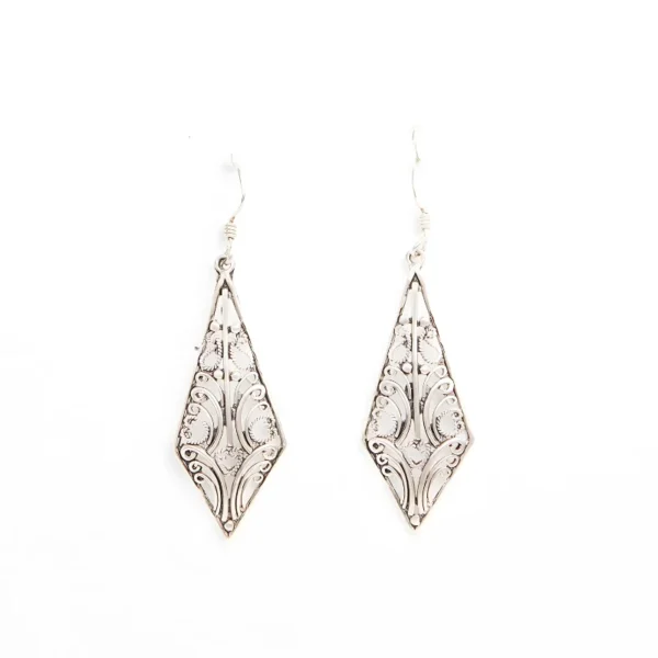 The Ancestral Tree Tazoughert Silver Earrings – Jouhra