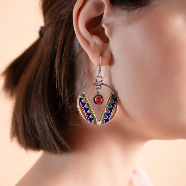 The Oasis Tazoughert Silver Earrings – Jouhra