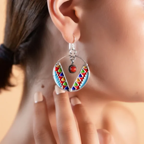 The Waves Tazoughert Silver Earrings – Jouhra