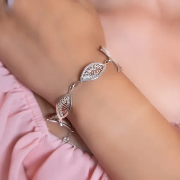 Reflection Tin Hinan Silver Bracelet – Jouhra
