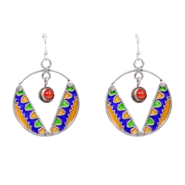 The Oasis Tazoughert Silver Earrings – Jouhra