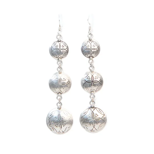 The Harmony Tazoughert Silver Earrings – Jouhra