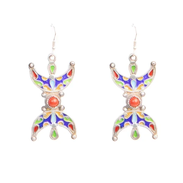 The Desert Rain Tazoughert Silver Earrings – Jouhra