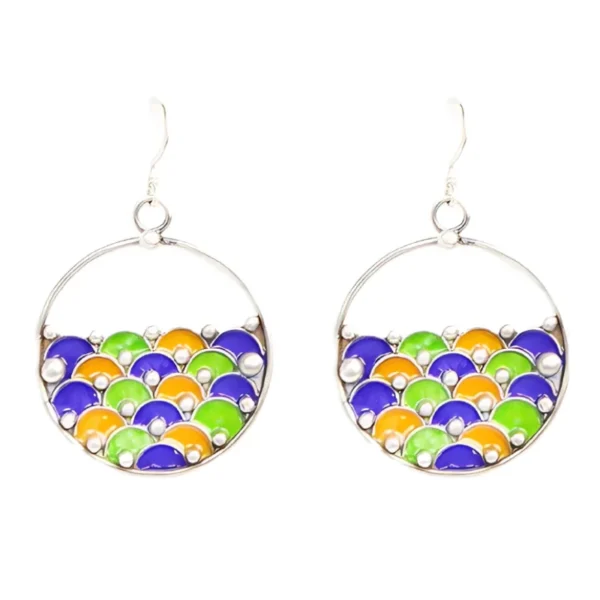 Horizon Tazoughert Silver Earrings – Jouhra