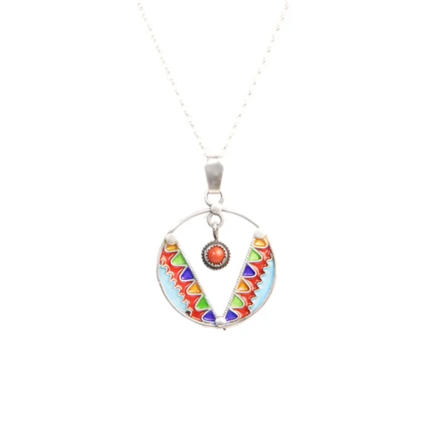 Waves Tazoughert Silver Necklace – Jouhra