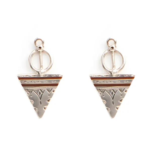 Strength Tazoughert Silver Earrings – Jouhra