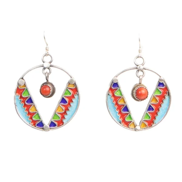 The Waves Tazoughert Silver Earrings – Jouhra